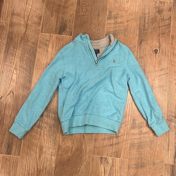 Polo Ralph Lauren Kids Blue Long Sleeve Polo Size 6
